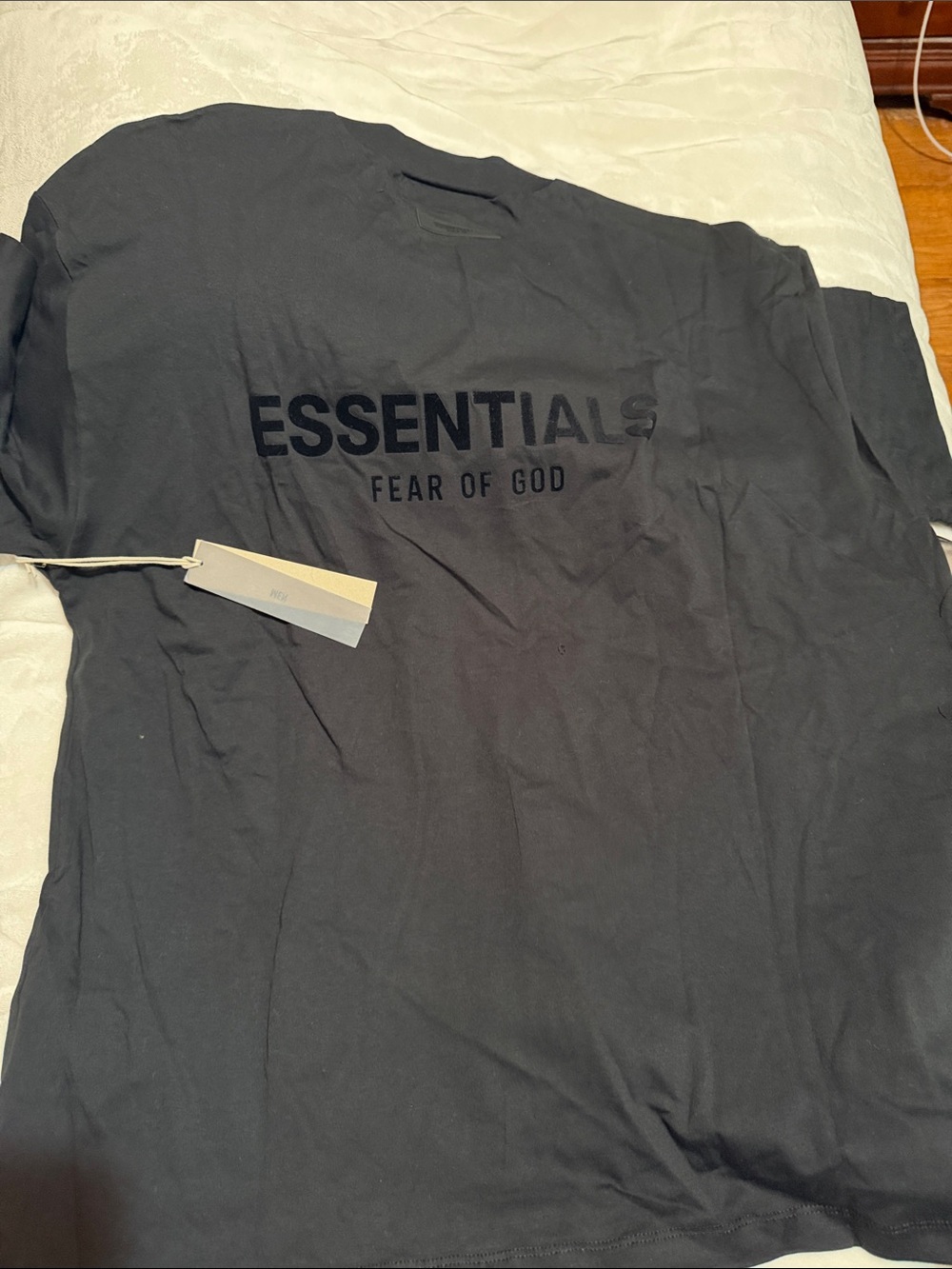 ESSENTIALS Black Crewneck Sweatshirt - XL